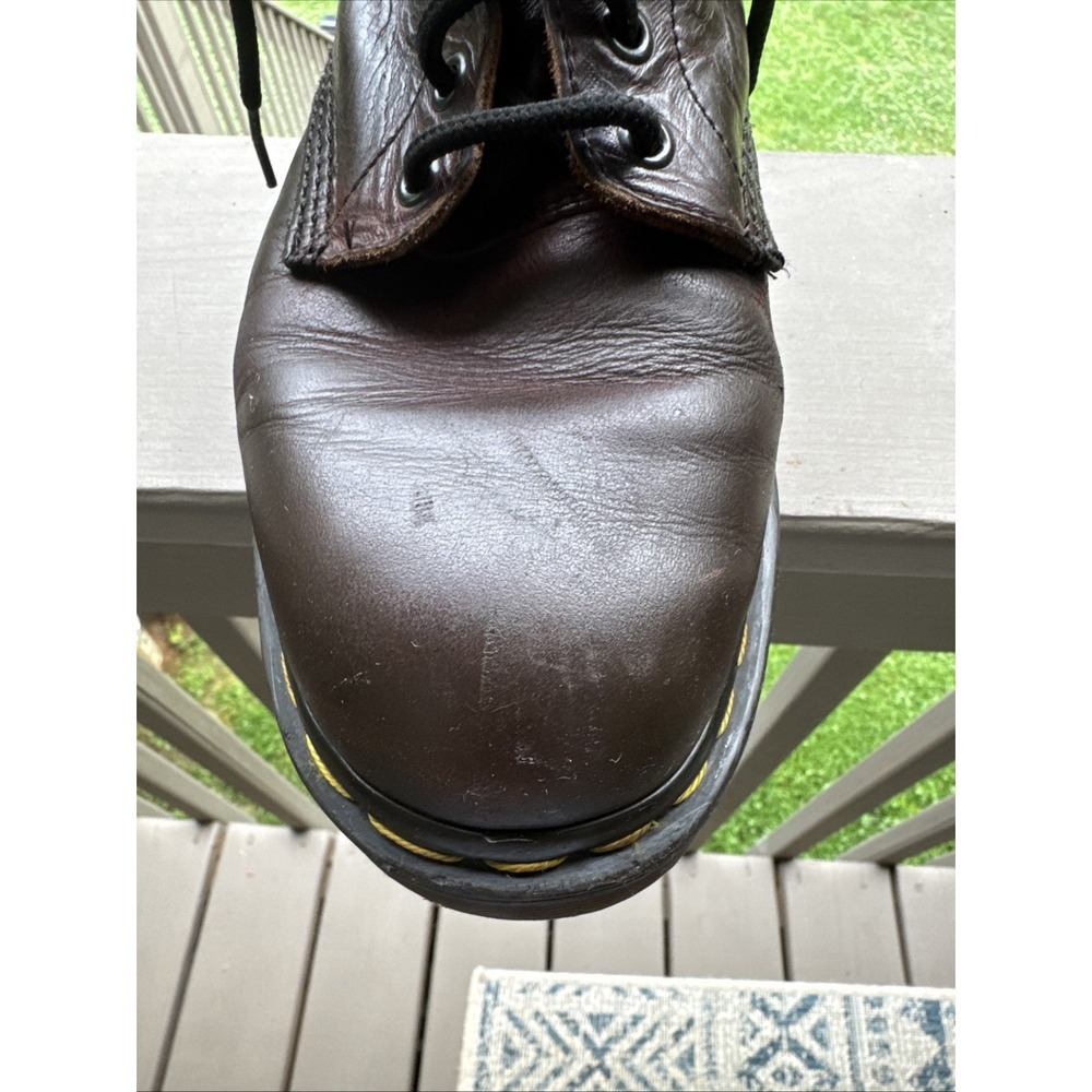Dr. Martens Vintage Made in England Brown Leather Boots Men's US 9 UK 8 - Picture 11 of 15